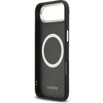 Lacoste PU Leather Champs Elysees MagSafe kryt iPhone Air černý