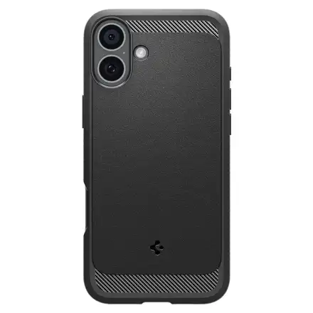 Spigen kryt Rugged Armor MagSafe pro iPhone 16 - Matte Black