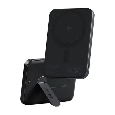 PanzerGlass EMPOWER Wireless Qi2 Powerbank 5.000 mAh with Stand - Black