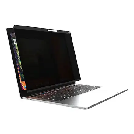 PanzerGlass ochranné sklo Dual Privacy pro Macbook Pro 15"-Black Frame