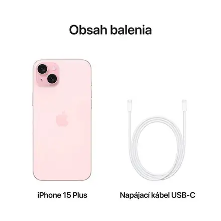 iPhone 15 Plus 128 GB Růžový *Třída B*