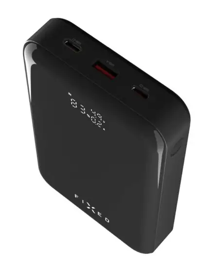 FIXED powerbanka Zen 20 Pro s LCD displejem a výstupem 130W, 20000 mAh, černá