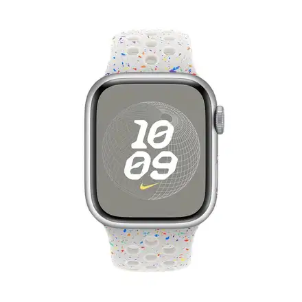 Apple Watch 41mm Pure Platinum Nike Sport Band-M/L