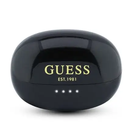 Guess Metallic Finish Classic Logo OWS Bezdrátová Sluchátka černá