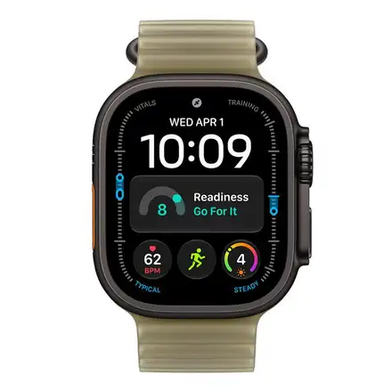 Apple Watch 49mm Translucent Kelp Ocean Band Extension-Black Titanium Finish