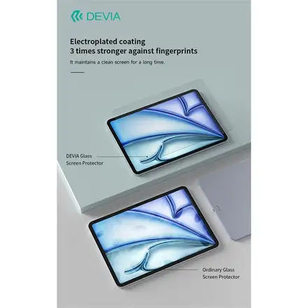 Devia ochranné sklo pro iPad Pro 13" M4 2024 - Crystal Clear