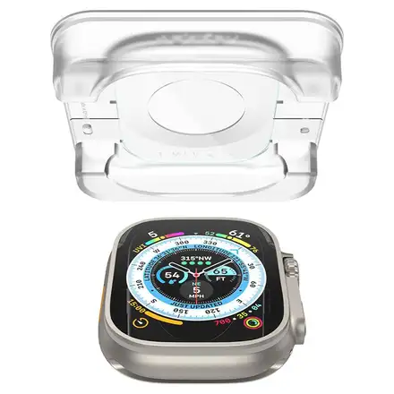 Spigen ochranné sklo Glas.tR EZ Fit pro Apple Watch Ultra 2 ks - Clear