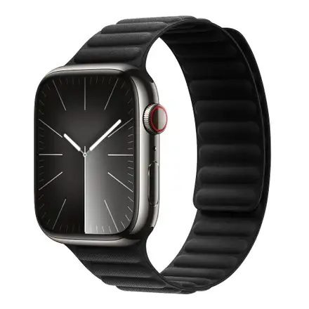 Devia řemínek Deluxe Magnetic Fiber Watch Band 44/45/46mm - Black