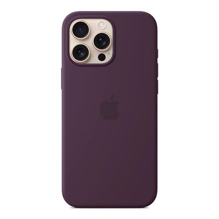 iPhone 16 Pro Max Silicone Case with MagSafe - Plum