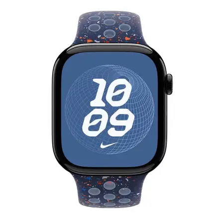 Apple Watch 46mm Blue Ribbon Nike Sport Band - S/M