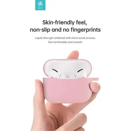 Devia pouzdro Silicone Suit Case pro Apple AirPods Pro 2 - White