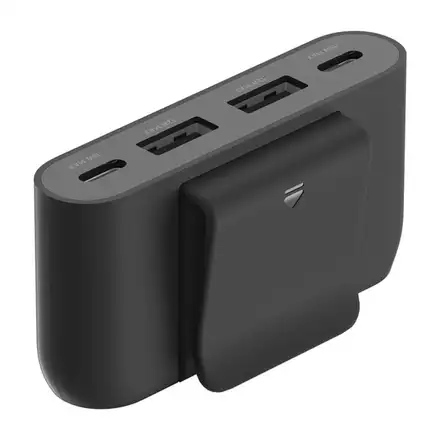 Belkin Boost Charge 4-port USB Power Extender-Black