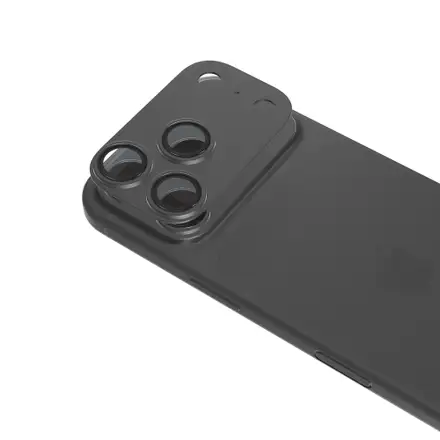Epico Aluminium AntiReflective Lens & Island Protector pro iPhone 18 Pro - černá