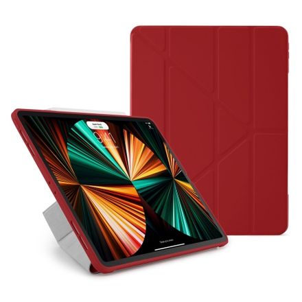 Pipetto pouzdro Origami TPU Case pro iPad Pro 11" 2022-2021 - Red