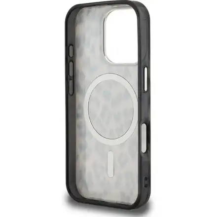 Karl Lagerfeld IML Leopard MagSafe kryt iPhone 16 Pro hnědý