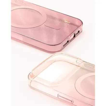 iDeal Fashion Clear Case MagSafe iPhone 17 Pro Max/18 Pro Max Rose Blush