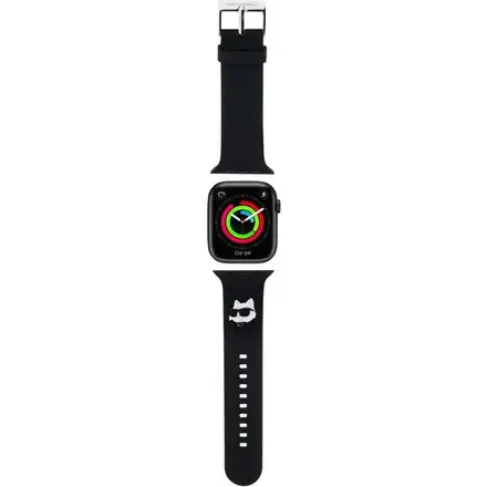 Karl Lagerfeld Choupette Head NFT Řemínek pro Apple Watch 38/40/41 černý