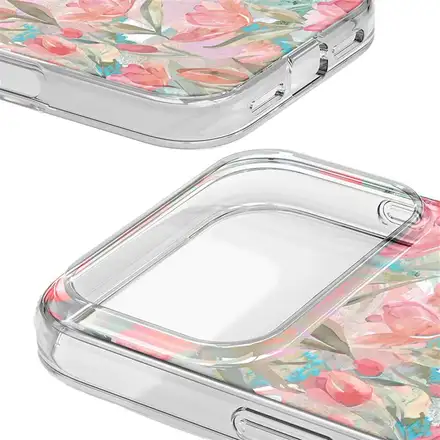 iDeal Fashion Clear Case MagSafe iPhone 17 Pro Tulip Bloom