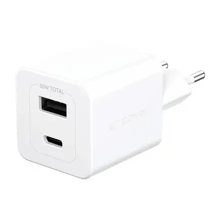 PanzerGlass EMPOWER Grand Prix USB-C/USB-A GaN 35W - bílý