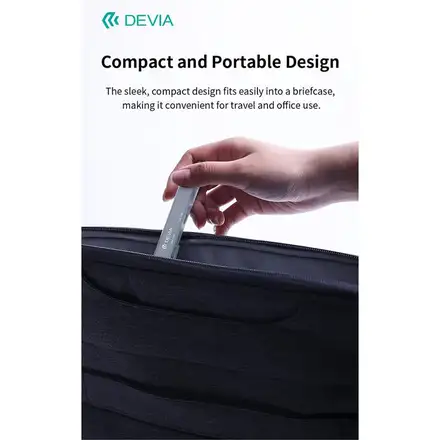 Devia USB-C Hub Lite 4 in 1 EC707-Deep Gray