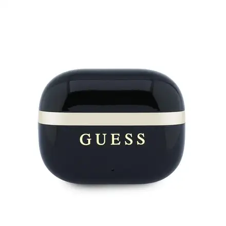 Guess Gold Line Glossy Finish TWS Bezdrátová Sluchátka černá