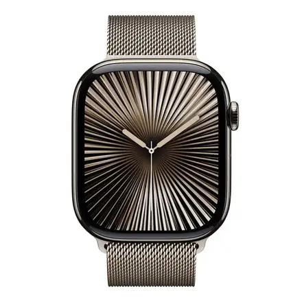 Apple Watch 46mm Natural Milanese Loop - S/M