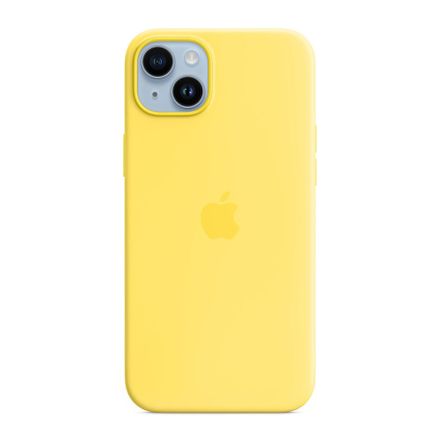 Apple iPhone 14 Plus Silicone Case with MagSafe-Canary Yellow