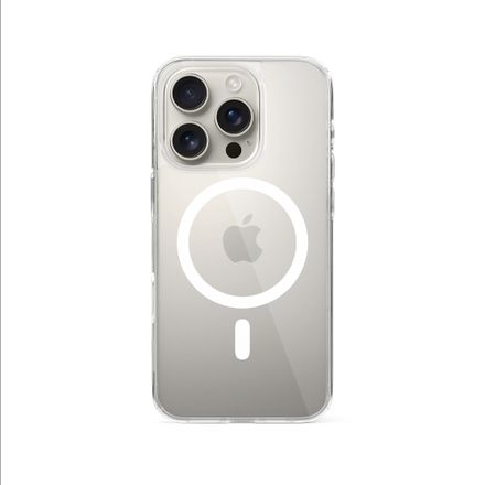 iStores by Epico Hero Magnetic Case iPhone 16 Pro - transparentní