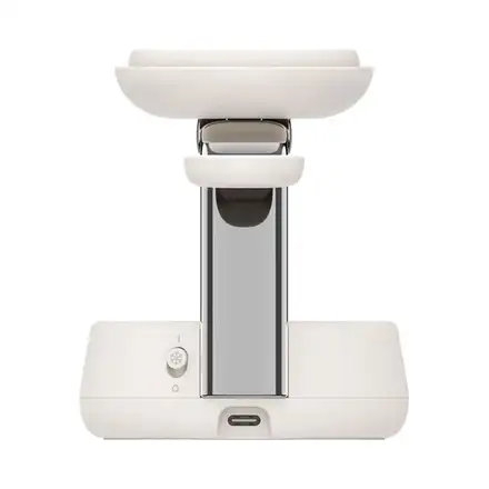 Belkin UltraCharge Pro 3-in-1 Magnetic Charging Dock with Qi2 25W - Sand