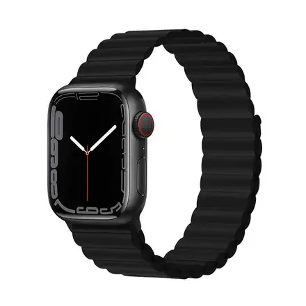 Devia řemínek Deluxe Series Sport3 Silicone Magnet Band 40/41/42mm - Black