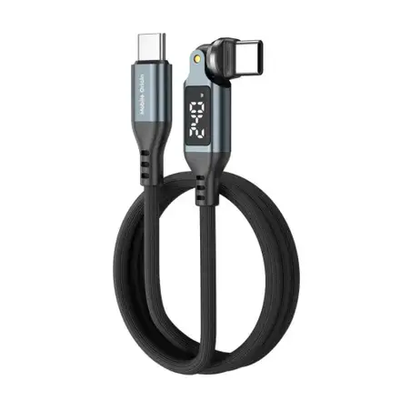 Mobile Origin 240W Display 540° Rotating Cable USB-C to USB-C 1,8m CB16 - Black