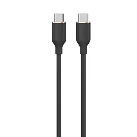 Devia kabel USB-C to USB-C Jelly Series Silicone Cable 1.2m - Black