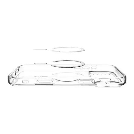 Spigen kryt Ultra Hybrid Magsafe pro iPhone 17 Pro - Clear White