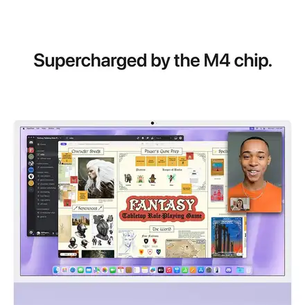 CTO iMac 24" 4.5K Apple M4 10-c CPU 10-c GPU 32GB 1TB Fialový CZ
