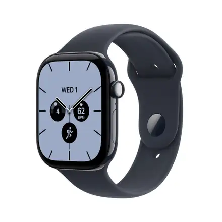 Apple Watch Series 12 GPS + Cellular 46mm Night Blue Ceramic Case with Navy Blue Sport Band - M/L