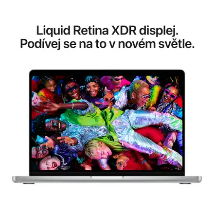 MacBook Pro 14" Apple M5 10core CPU 10core GPU 16GB 1TB Stříbrný CZ