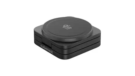 Cubenest Qi2.2 3v1 Skládací bezdrátová magnetická nabíječka SQ312 Ultra - černá