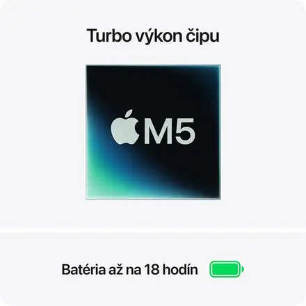 EDU MacBook Air 13" Apple M5 10core CPU 8core GPU 16GB 512GB Temně inkoustový CZ