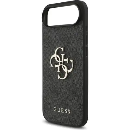 Guess PU 4G Metal Logo Strap kryt iPhone Air černý
