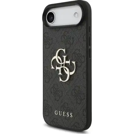 Guess PU 4G Metal Logo Strap kryt iPhone Air černý