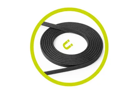 Mobile Origin Magnetic Flat Patented Cable USB-C to USB-C 1m - Black