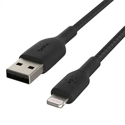 Belkin kabel Boost Charge Braided USB to Lightning 2m - Black