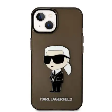 Karl Lagerfeld IML Ikonik NFT kryt iPhone 14 Plus černý