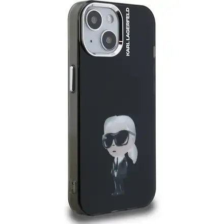 Karl Lagerfeld IML Aquarelle Karl kryt iPhone 15 černý