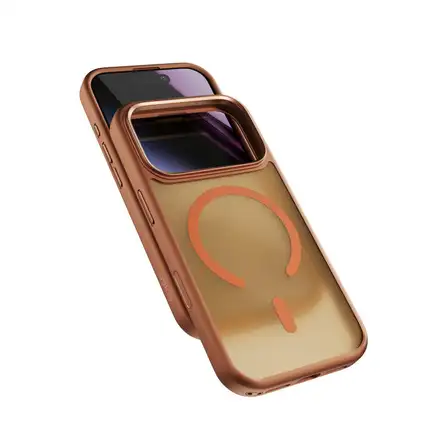 Epico HeroMatte Pro Mag+ Case iPhone 17 Pro Qi2 & Magsafe kompatibilní - oranžová
