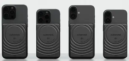 Cubenest Qi2 Magnetic Wireless SlimDual PowerBank 5000 mAh SQ1B3D - černá