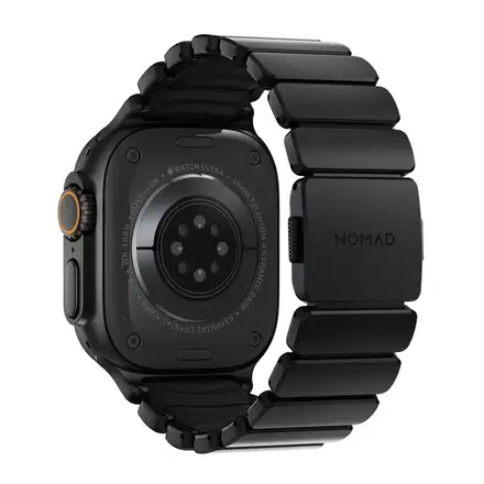 Nomad řemínek Stratos Band pro Apple Watch 49/46/45 mm - Black/Titanium Black