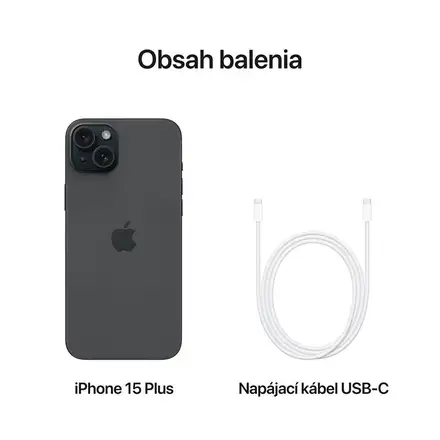 iPhone 15 Plus 128 GB Černý *Třída A*