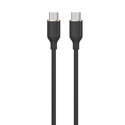 Devia kabel USB-C to USB-C Jelly Series Silicone Cable 1.2m - Black