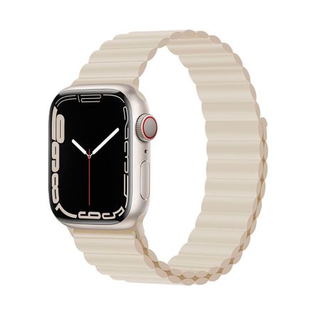 Devia řemínek Deluxe Series Sport3 Silicone Magnet Band 40/41/42mm - Starlight